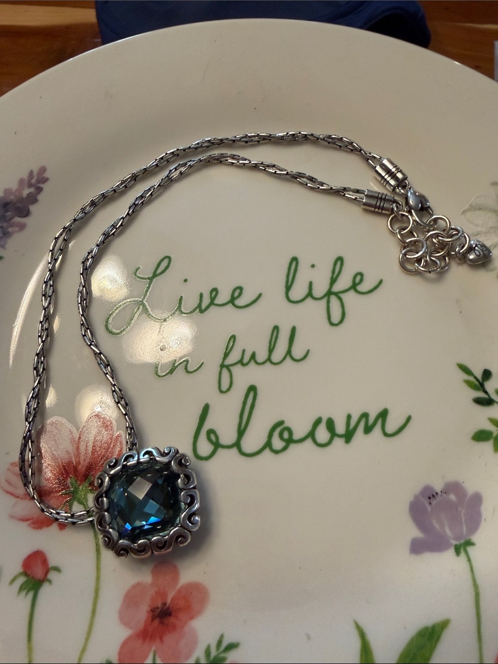 Brighton blue necklace